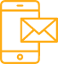 Email Marketing icon-mobile and letter