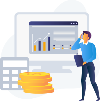 Web Design and Development picture of man with a phone