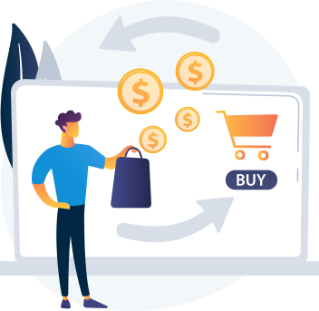 Web Design and Development picture of man with a bag